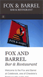 Mobile Screenshot of foxandbarrel.co.uk